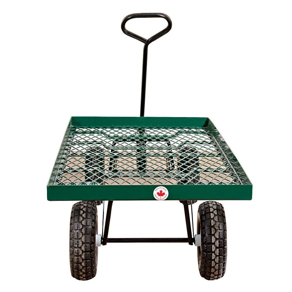Deck Wagon, 24in X 48in Metal Tray With Flat-Free Tires 3 Deck Wagon, 24in X 48in Metal Tray With Flat-Free Tires