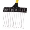 Groundskeeper II Shrub Rake With 9in Head And 55in Fiberglass Handle By TRG -Amleos gk2 09