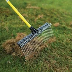 Groundskeeper II Shrub Rake With 21in Head And 55in Fiberglass Handle By TRG 9 Groundskeeper II Shrub Rake With 21in Head And 55in Fiberglass Handle By TRG -Amleos gk2 21 2
