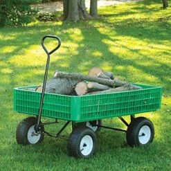 Green Utility Wagon, 30in X 46in X 7-1/2in Tray By A.M. Leonard 12 Green Utility Wagon, 30in X 46in X 7-1/2in Tray By A.M. Leonard -Amleos gw45g 4