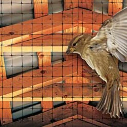 Heavy-Duty No-Tangle Mesh Bird Netting, 14ft X 200ft, 2/3in X 3/4in Mesh By Tenax 9 Heavy-Duty No-Tangle Mesh Bird Netting, 14ft X 200ft, 2/3in X 3/4in Mesh By Tenax -Amleos hdn142 3