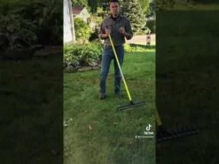 Groundskeeper II Shrub Rake With 21in Head And 55in Fiberglass Handle By TRG 11 Groundskeeper II Shrub Rake With 21in Head And 55in Fiberglass Handle By TRG -Amleos hqdefault 28 10