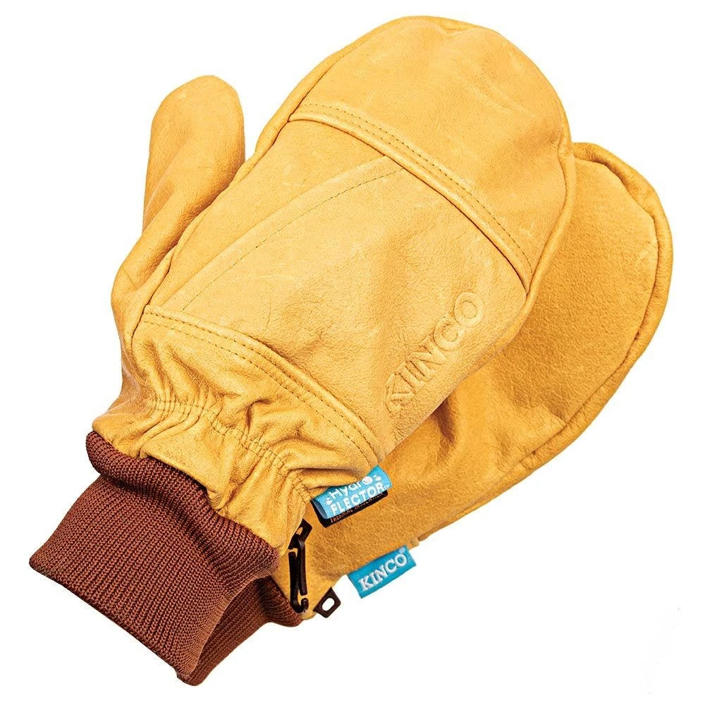 Lined Glove Water-Resist Prem Grain Buffalo Mitten - XL 3 Lined Glove Water-Resist Prem Grain Buffalo Mitten - XL