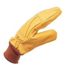 Lined Glove Water-Resist Prem Grain Buffalo Mitten - XL 7 Lined Glove Water-Resist Prem Grain Buffalo Mitten - XL -Amleos ht l2am side 2