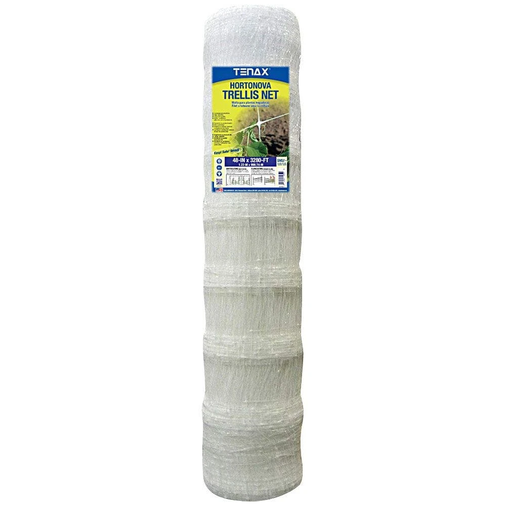 Trellis Netting, 4ft Height X 3,280ft Length By Hortonova 3 Trellis Netting, 4ft Height X 3,280ft Length By Hortonova