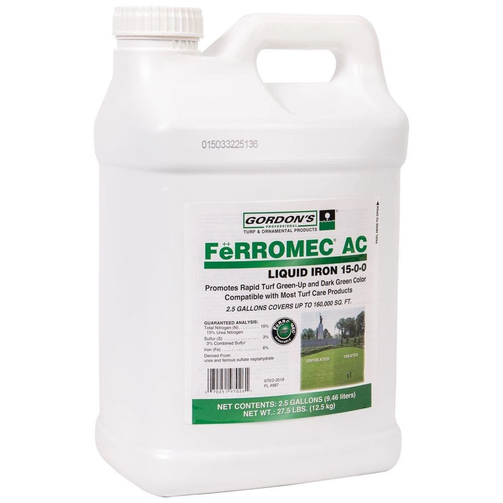 Ferromec AC Liquid Iron With 15% Nitrogen Foliar Spray, 2.5 Gallon Jug 3 Ferromec AC Liquid Iron With 15% Nitrogen Foliar Spray, 2.5 Gallon Jug