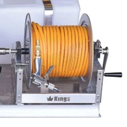 Kings 100 Gallon Low Profile Skid Sprayer With 10 Gpm Diaphragm Pump And Manual Hose Reel -Amleos ks100lp70m 2