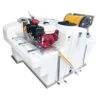 Skid Sprayer With 10gpm Diaphragm Pump And Electric Hose Reel, 400-Gallon Capacity By Kings -Amleos ks400p70e