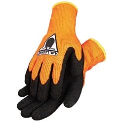 ThermalGrip Latex Palm Work Gloves, Size Small By A.M. Leonard