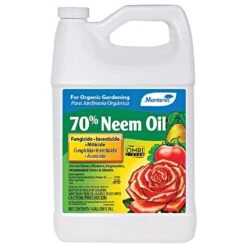 Neem Oil Insecticide, Miticide, And Fungicide, 70% Concentrate, 1-Gallon Jug By Monterey