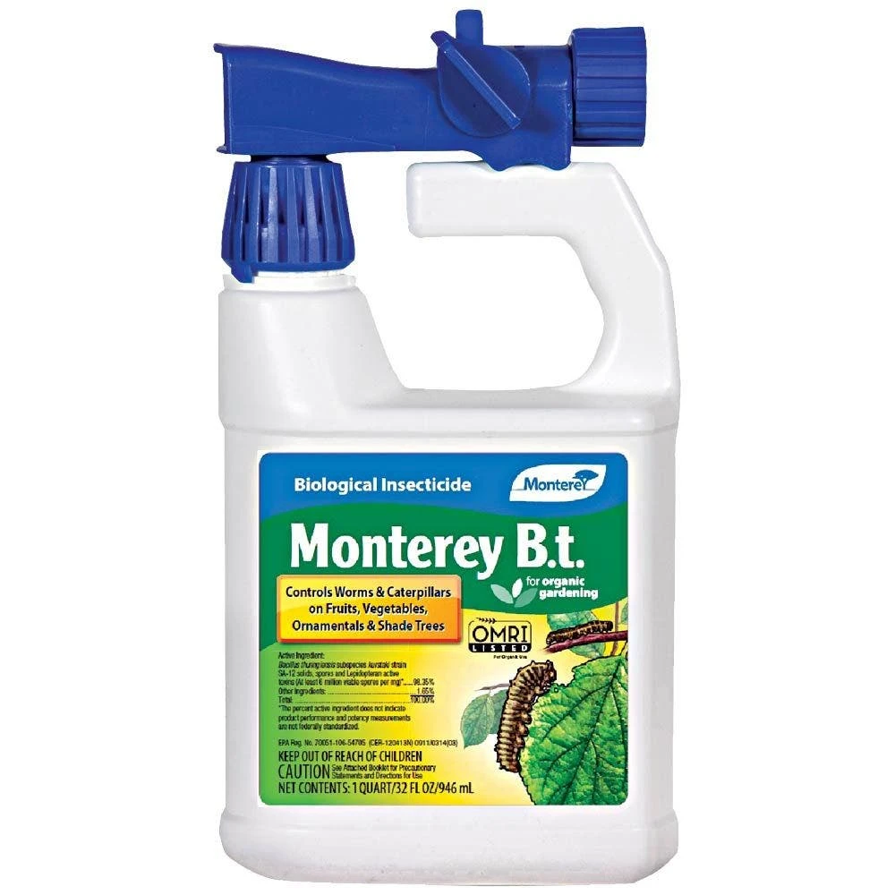 Monterey B.t. Biological Insecticide Ready To Use Spray, 32 Ounces 3 Monterey B.t. Biological Insecticide Ready To Use Spray, 32 Ounces