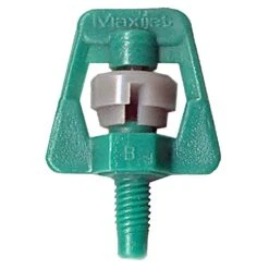 Maxijet Large Pattern Micro Spinner, Green/Gray, Bag Of 25