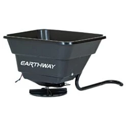 Earthway 12Volt Broadcast Spreader ATV Mount With 80lb Poly Hopper -Amleos m20 angle