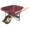 Poly Tray Wheelbarrow, 6 Cu Ft Tray With Flat-Free Tire, M6 Series By Scenic Road -Amleos m6 1ff