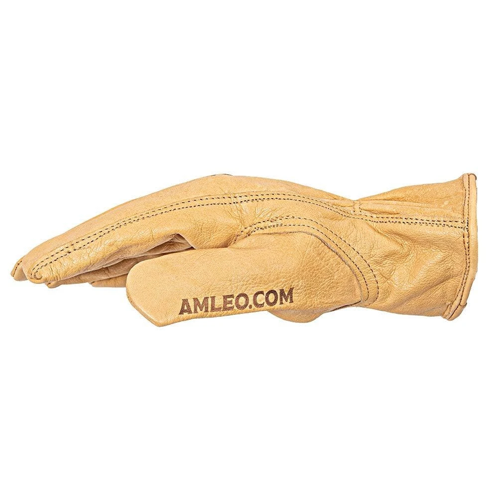 A.M. Leonard 140th Anniversary Full-Grain Cowhide Driver Gloves, Size Medium 6 A.M. Leonard 140th Anniversary Full-Grain Cowhide Driver Gloves, Size Medium - Image 4
