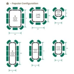 Vego Extra Tall 6 In 1 Modular Metal Raised Bed, Pearl White