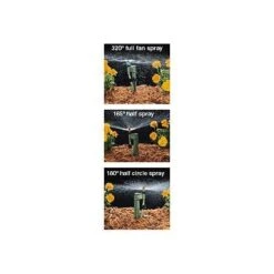 Maxijet Irrigation Additional Patterns 3-in-1 Swap-top Head For Landscape Stake Assembly
