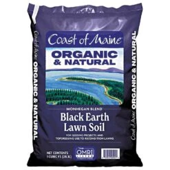 Monhegan Blend Organic & Natural Black Earth Lawn Soil, 1 Cu Ft Bag By Coast Of Maine