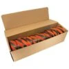 Flagging/Tagging Tape, Glo-Orange/Black Candy Stripe, 12/Box -Amleos ms o5ob 1