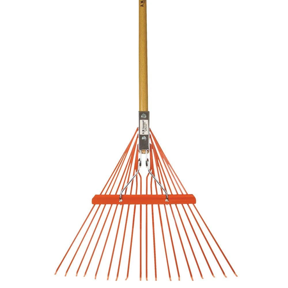 Bulk Pack Of 6Rakes - Spring Rakes With 18-Tine Steel Head And American Ash Handle By A.M. Leonard 4 Bulk Pack Of 6Rakes - Spring Rakes With 18-Tine Steel Head And American Ash Handle By A.M. Leonard - Image 2