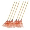 Bulk Pack Of 6Rakes - Spring Rakes With 24-Tine Steel Head And American Ash Handle By A.M. Leonard -Amleos msr 224u 6