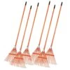 Bulk Pack Of 6Rakes - Spring Rakes With 18-Tine Steel Head And Tuff-Strong™ Fiberglass Handle By A.M. Leonard -Amleos msrf 218 6