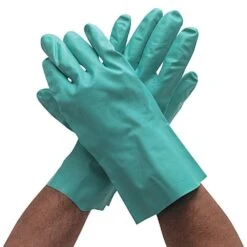 Showa Nitrile Gloves 15mil Unlined 13in 5 Showa Nitrile Gloves 15mil Unlined 13in -Amleos ng24