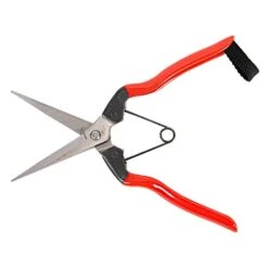 Needle Nose Long Blade Shears 8in Overall Length By Growtech -Amleos nns open left