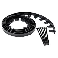 No-Dig Landscape Edging Kit, 20ft Length With 8 Stakes By Dimex