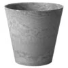 Self-Watering Napa Round 8" Planter Grey -Amleos nr08080