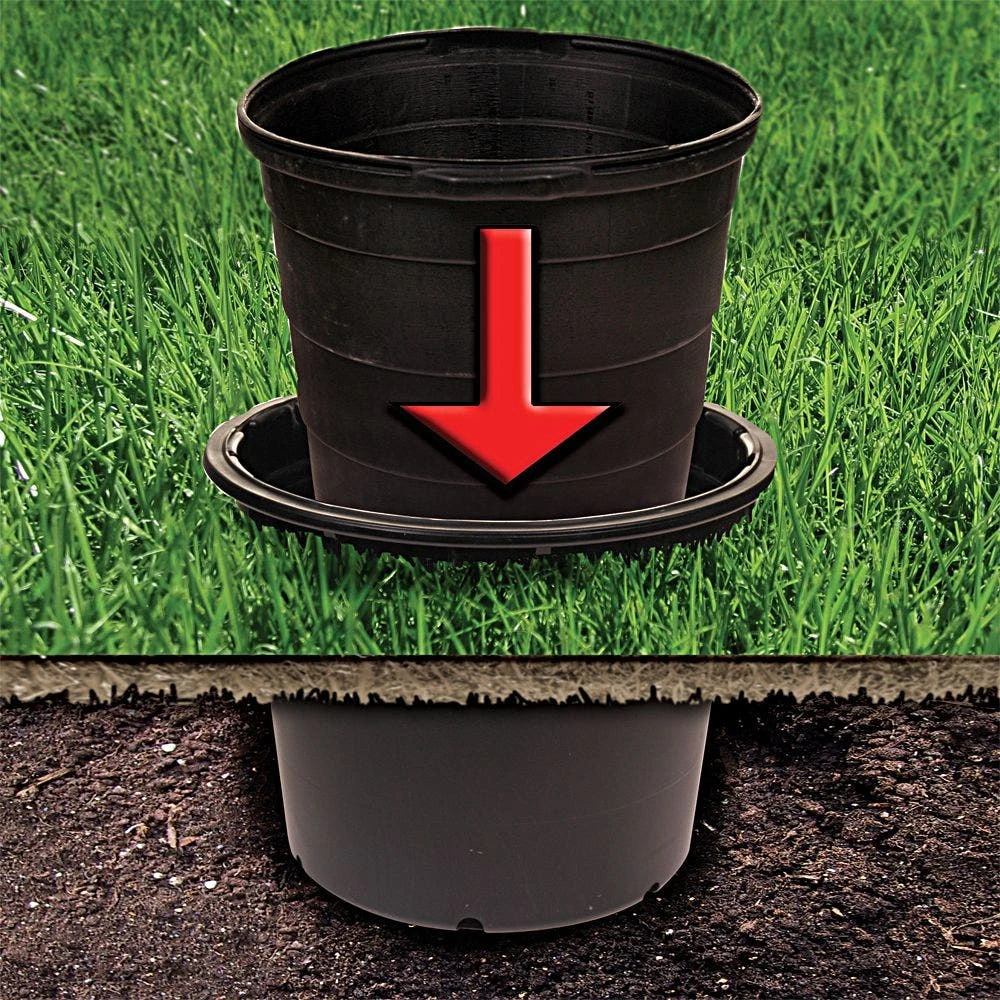 Nursery Container, Blow Molded, Trade 10 Squat, Bundle Of 17, Grip-Lip By NSI 3 Nursery Container, Blow Molded, Trade 10 Squat, Bundle Of 17, Grip-Lip By NSI