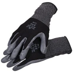 Showa Atlas 370 Nitrile Glove Black Large