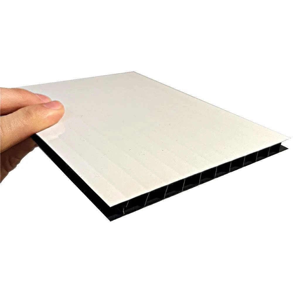 Polycarbonate Panel, Twin Wall, White/Black/White, 8mm, 6ft X 8ft 3 Polycarbonate Panel, Twin Wall, White/Black/White, 8mm, 6ft X 8ft