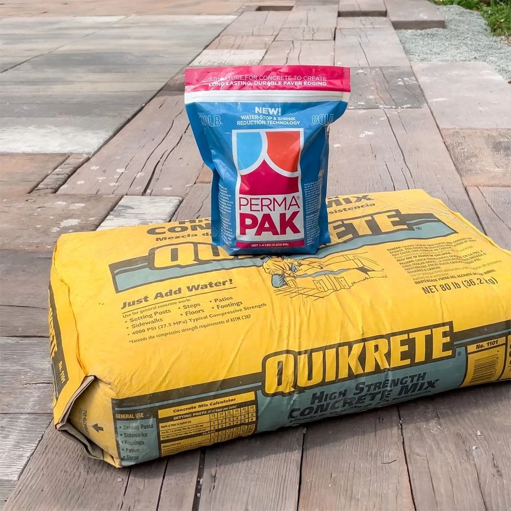 Perma Pak Concrete Paver Edging Additive, 1.4lb Bag (1:1 Mixture With 80lb Bags) By PERMA Paver Edging 7 Perma Pak Concrete Paver Edging Additive, 1.4lb Bag (1:1 Mixture With 80lb Bags) By PERMA Paver Edging - Image 5