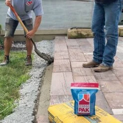 Perma Pak Concrete Paver Edging Additive, 1.4lb Bag (1:1 Mixture With 80lb Bags) By PERMA Paver Edging 21 Perma Pak Concrete Paver Edging Additive, 1.4lb Bag (1:1 Mixture With 80lb Bags) By PERMA Paver Edging -Amleos pe pak80 8
