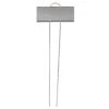 Plant Display Marker, 1-1/4in X 3-1/2in Zinc Name Plate With 21in Stake, Pack Of 25 Markers -Amleos pmd 21