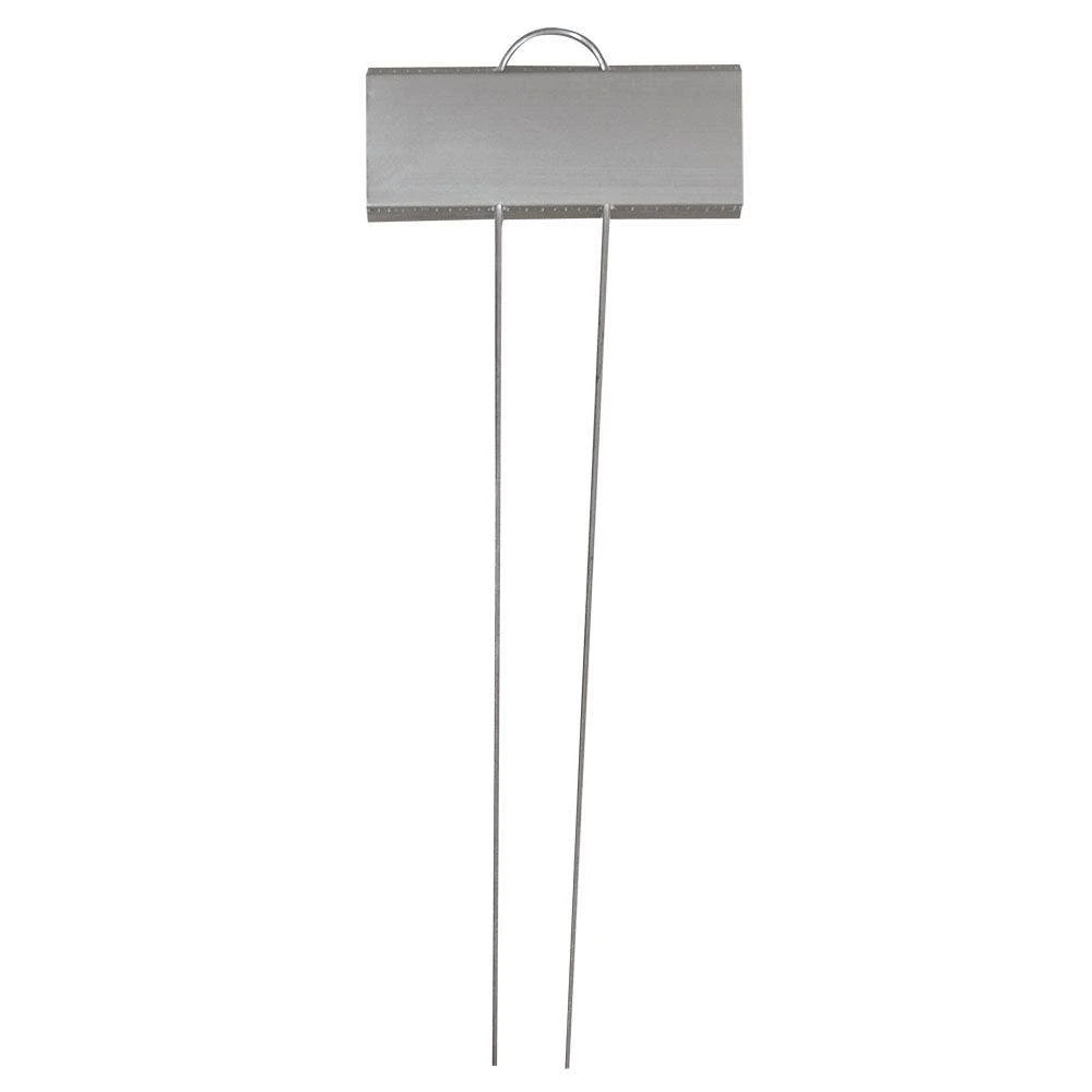 Plant Display Marker, 1-1/4in X 3-1/2in Zinc Name Plate With 21in Stake, Pack Of 25 Markers 3 Plant Display Marker, 1-1/4in X 3-1/2in Zinc Name Plate With 21in Stake, Pack Of 25 Markers