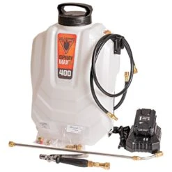 SprayMAX Pro 400 Powered Sprayer With 18V Battery And 4 Gallon Tank By A.M. Leonard 11 SprayMAX Pro 400 Powered Sprayer With 18V Battery And 4 Gallon Tank By A.M. Leonard -Amleos pro 400 1