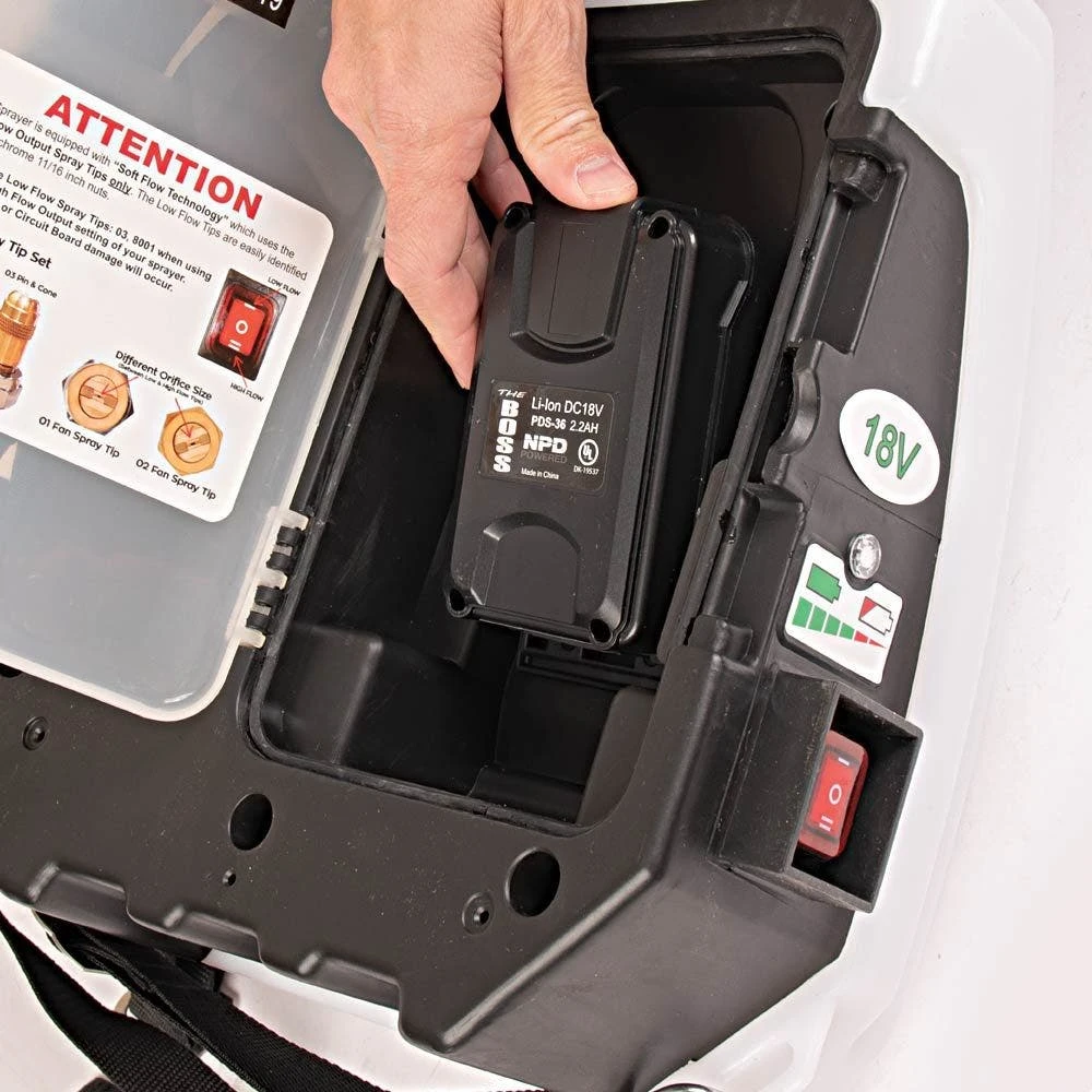 SprayMAX Pro 400 Powered Sprayer With 18V Battery And 4 Gallon Tank By A.M. Leonard 9 SprayMAX Pro 400 Powered Sprayer With 18V Battery And 4 Gallon Tank By A.M. Leonard - Image 7