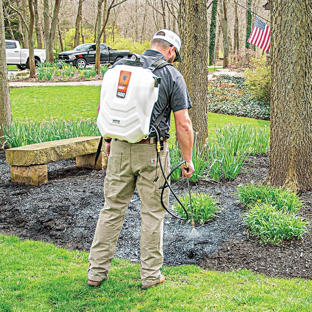 SprayMAX Pro 400 Powered Sprayer With 18V Battery And 4 Gallon Tank By A.M. Leonard 3 SprayMAX Pro 400 Powered Sprayer With 18V Battery And 4 Gallon Tank By A.M. Leonard