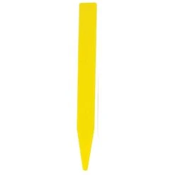 Plastic Pot Stakes, Yellow, 4in X 5/8in, Case Of 1,000 Stakes