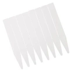 Plastic Pot Stakes, White, 6in Length X 5/8in Width, Pack Of 1,000 Stakes -Amleos ps6 2w 1 1