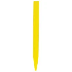 Plastic Pot Stakes, Yellow, 6in Length X 5/8in Width, Pack Of 1,000 Stakes