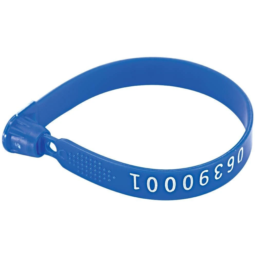 Plastic Security Seals, Blue, Box Of 1,000 4 Plastic Security Seals, Blue, Box Of 1,000 - Image 2