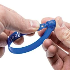 Plastic Security Seals, Blue, Box Of 1,000 7 Plastic Security Seals, Blue, Box Of 1,000 -Amleos ptb1 3b 2