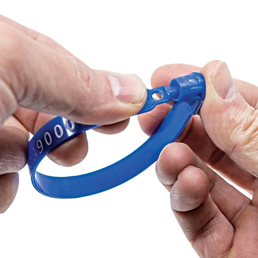 Plastic Security Seals, Blue, Box Of 1,000 5 Plastic Security Seals, Blue, Box Of 1,000 - Image 3