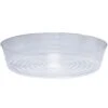 Pot Saucers, Clear Plastic, 17in Diameter, Pack Of 5 Saucers -Amleos ptd 17