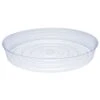 Pot Saucers, Clear Plastic, 21in Diameter, Pack Of 5 Saucers -Amleos ptd 21