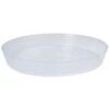 Pot Saucers, Clear Plastic, 25in Diameter, Pack Of 5 Saucers 1 Pot Saucers, Clear Plastic, 25in Diameter, Pack Of 5 Saucers -Amleos ptd 25