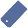 Vinyl Shipping Tags, Blue, Pre-Wired With Brass Eyelets, Box Of 500 Tags -Amleos ptt2 mb